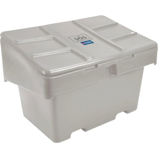 Global Industrial Lockable Outdoor Storage Container, 48inLx33inWx34inH, 18.5 Cu. Ft., Light Gray 493393GY - main
